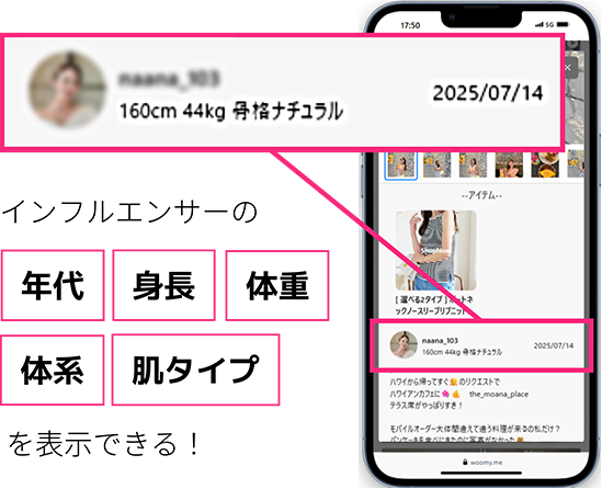 �C���t���G���T�[�̏ڍ׃f�[�^�\��